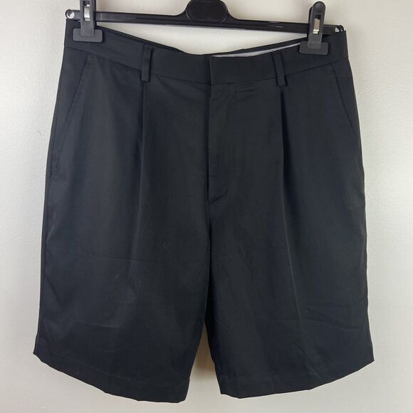 Walter Hagen Other - Walter Hagen Black Pleated Golf Shorts Size 32 Pockets Athletic Synthetic